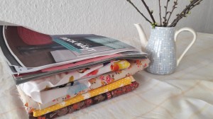 bunte Stoffe für den Nähkurs